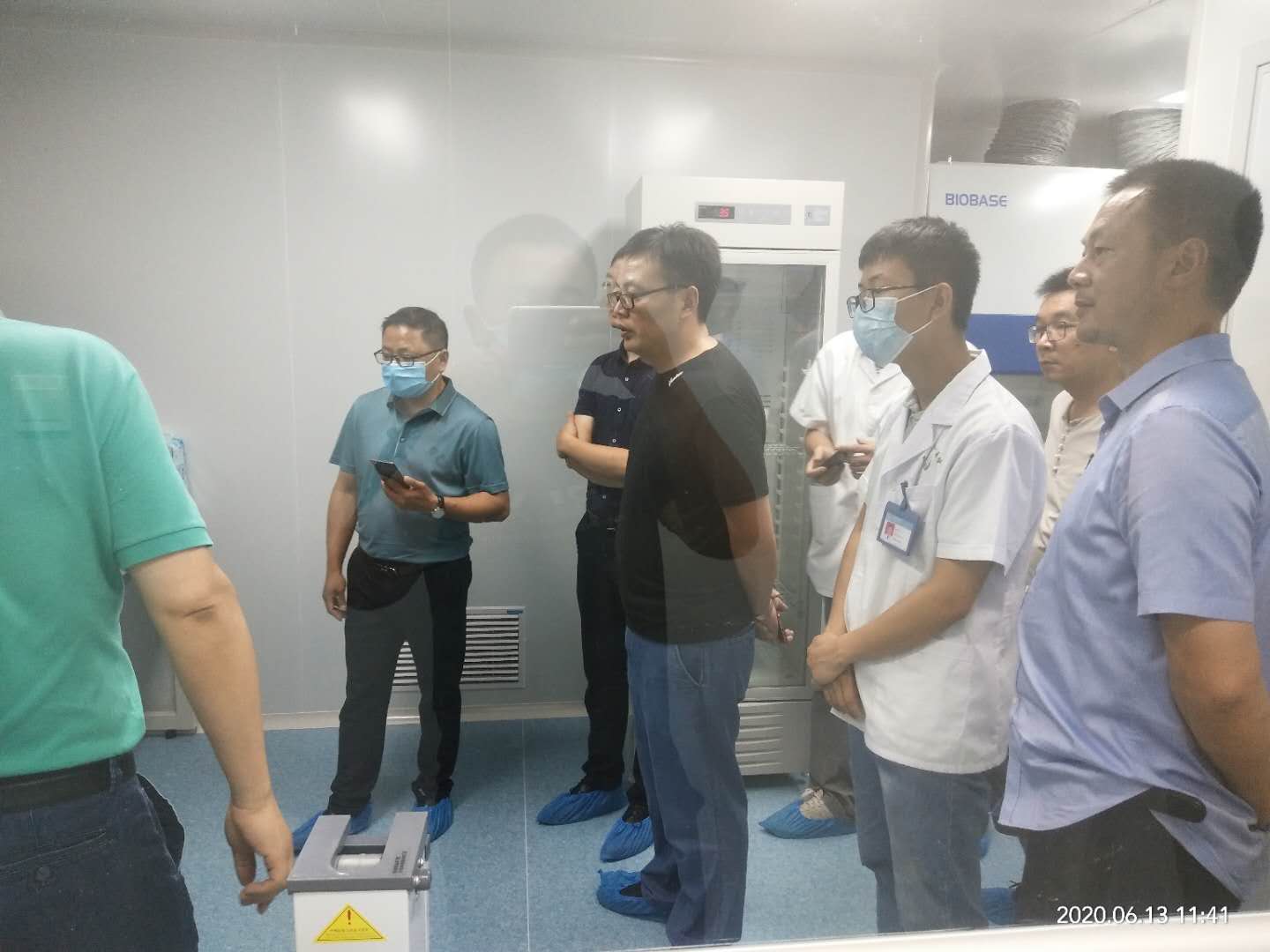 热烈祝贺我司顺利通过安徽省石台县人民医院核酸检测实验室的竣工验收